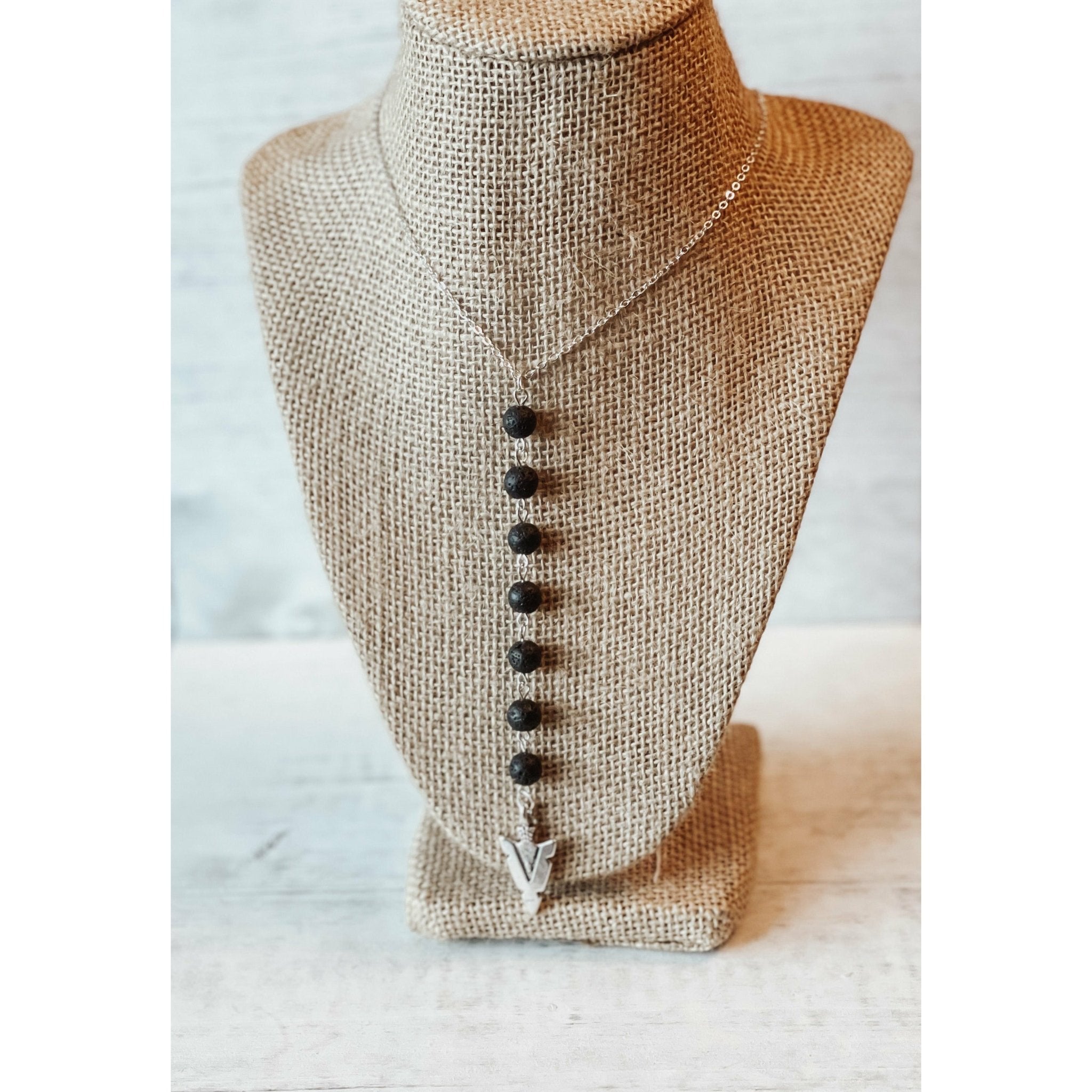 Aromatherapy Lava Stone Diffuser Necklace - Celtic Clan Soapery LLC