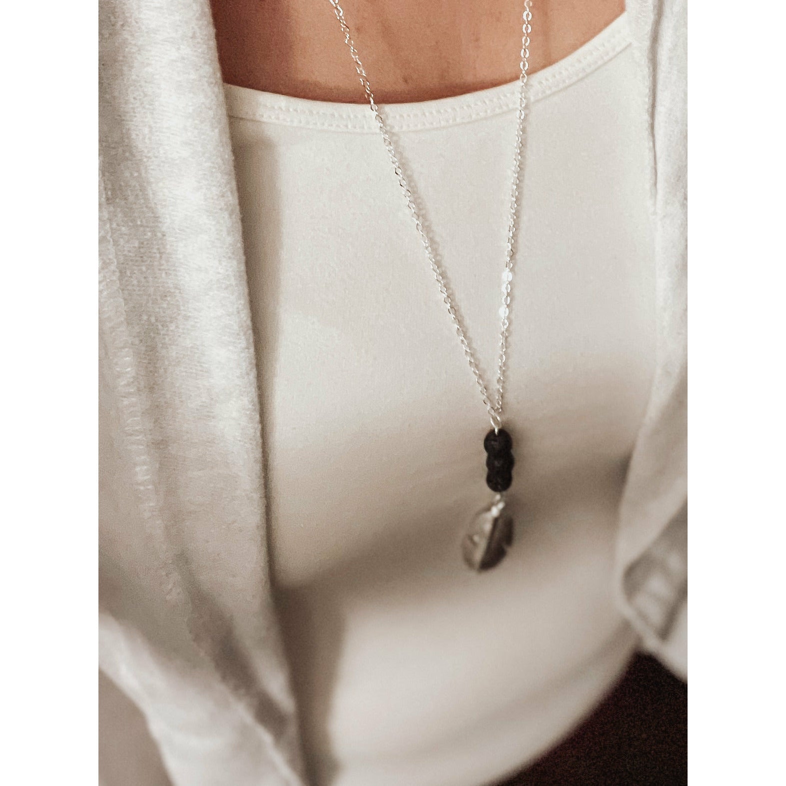 Aromatherapy Lava Stone Diffuser Necklace - Celtic Clan Soapery LLC