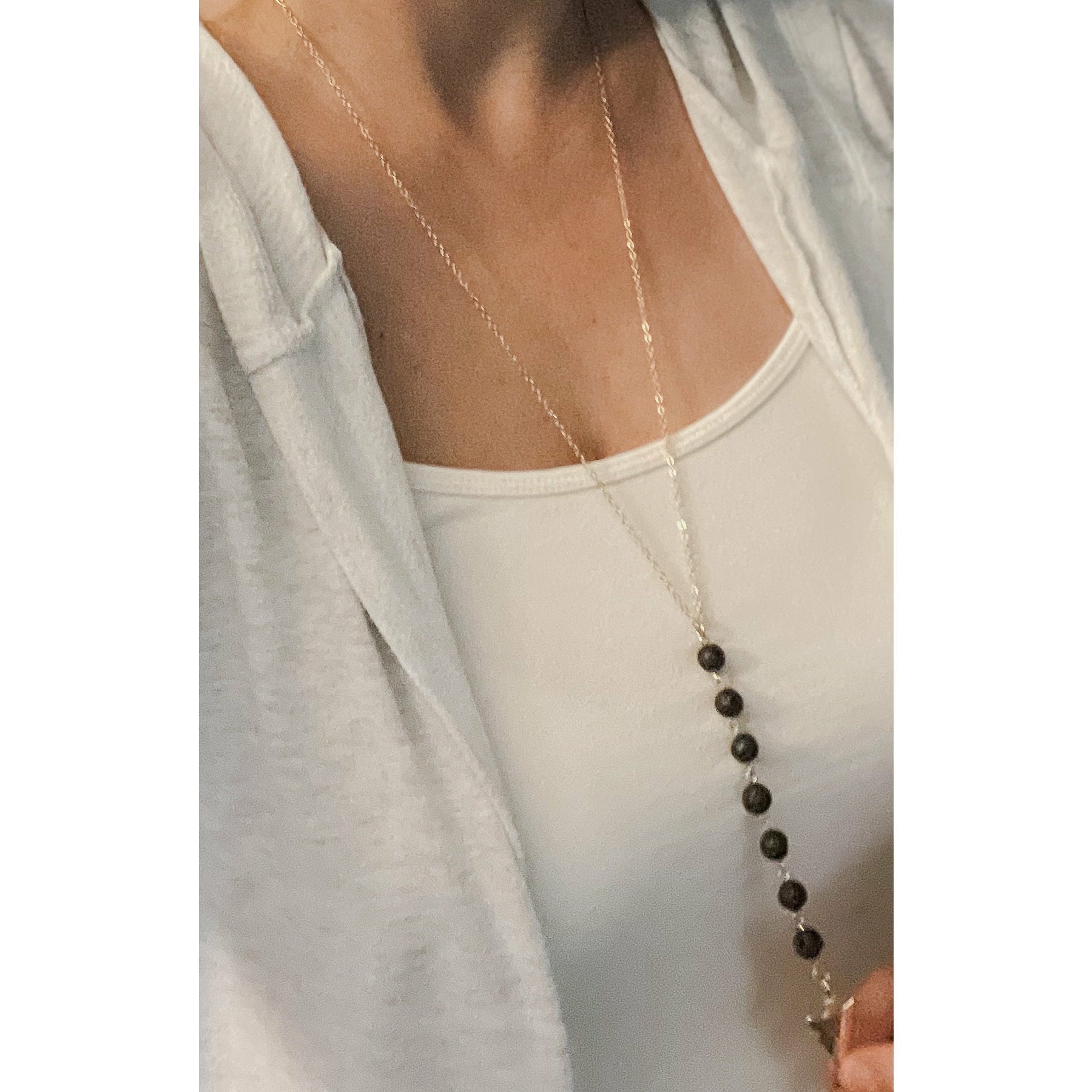Aromatherapy Lava Stone Diffuser Necklace - Celtic Clan Soapery LLC