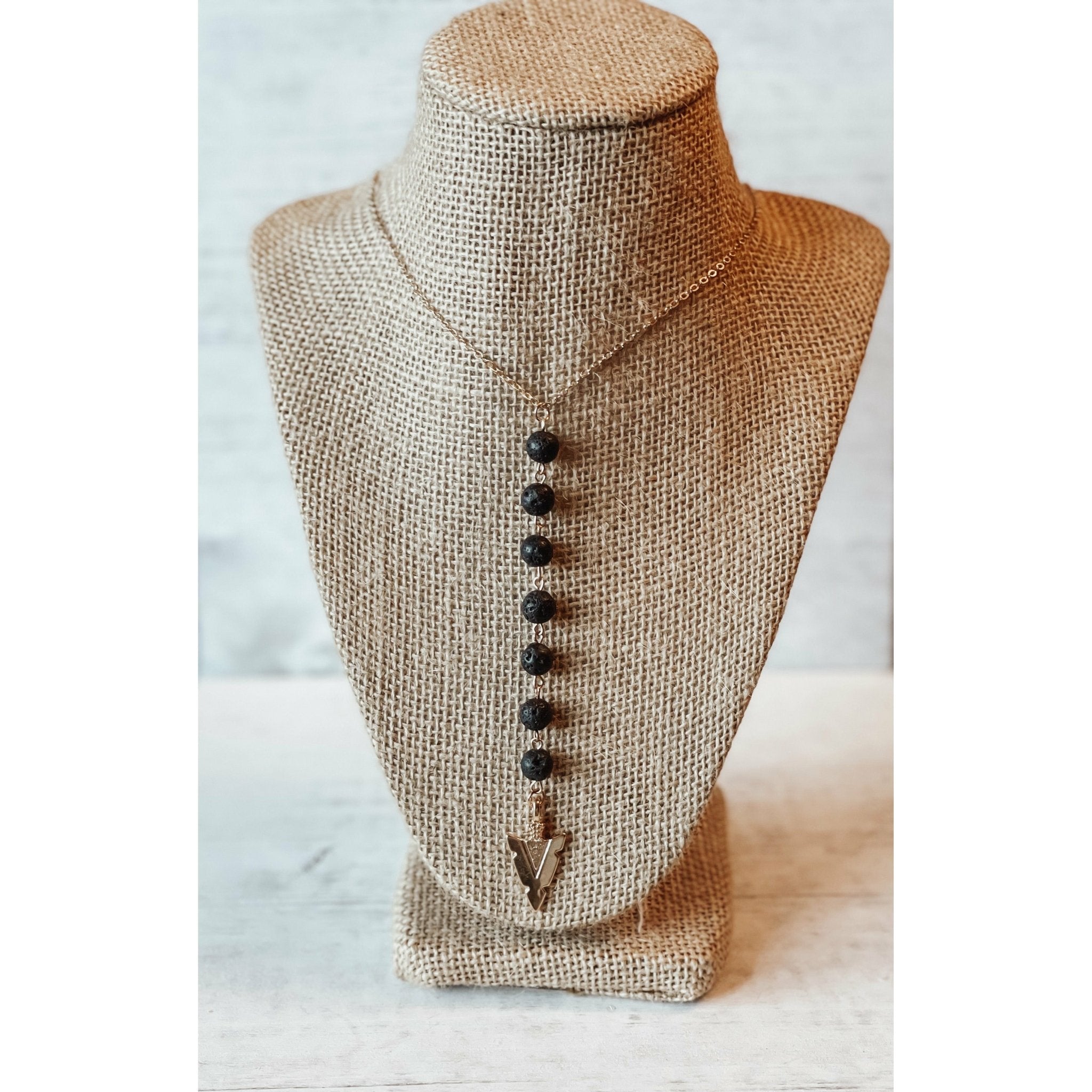 Aromatherapy Lava Stone Diffuser Necklace - Celtic Clan Soapery LLC