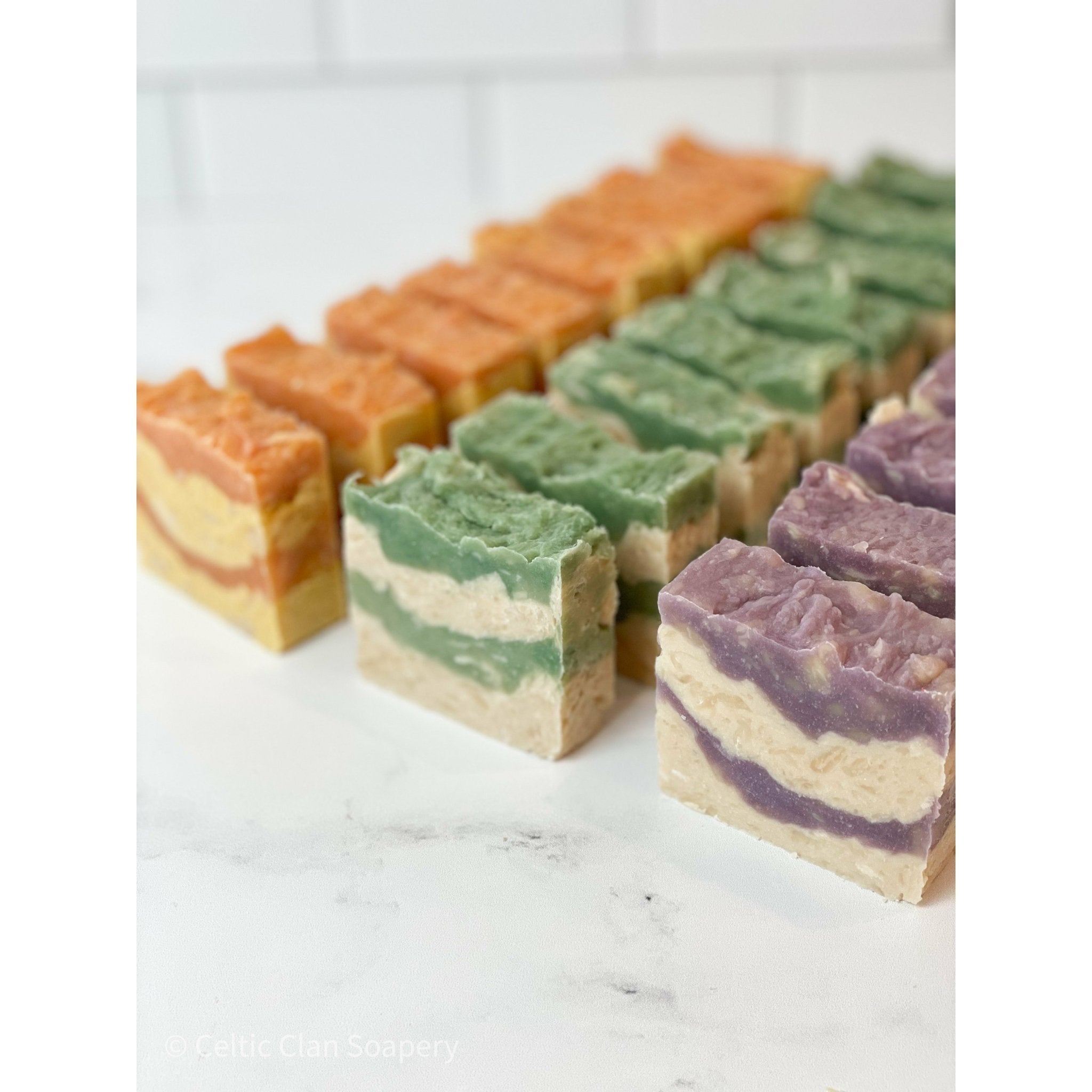 Assorted Essential Oil Soap | Handmade French Milled | Goat Milk & Aloe Vera - Celtic Clan Soapery LLC