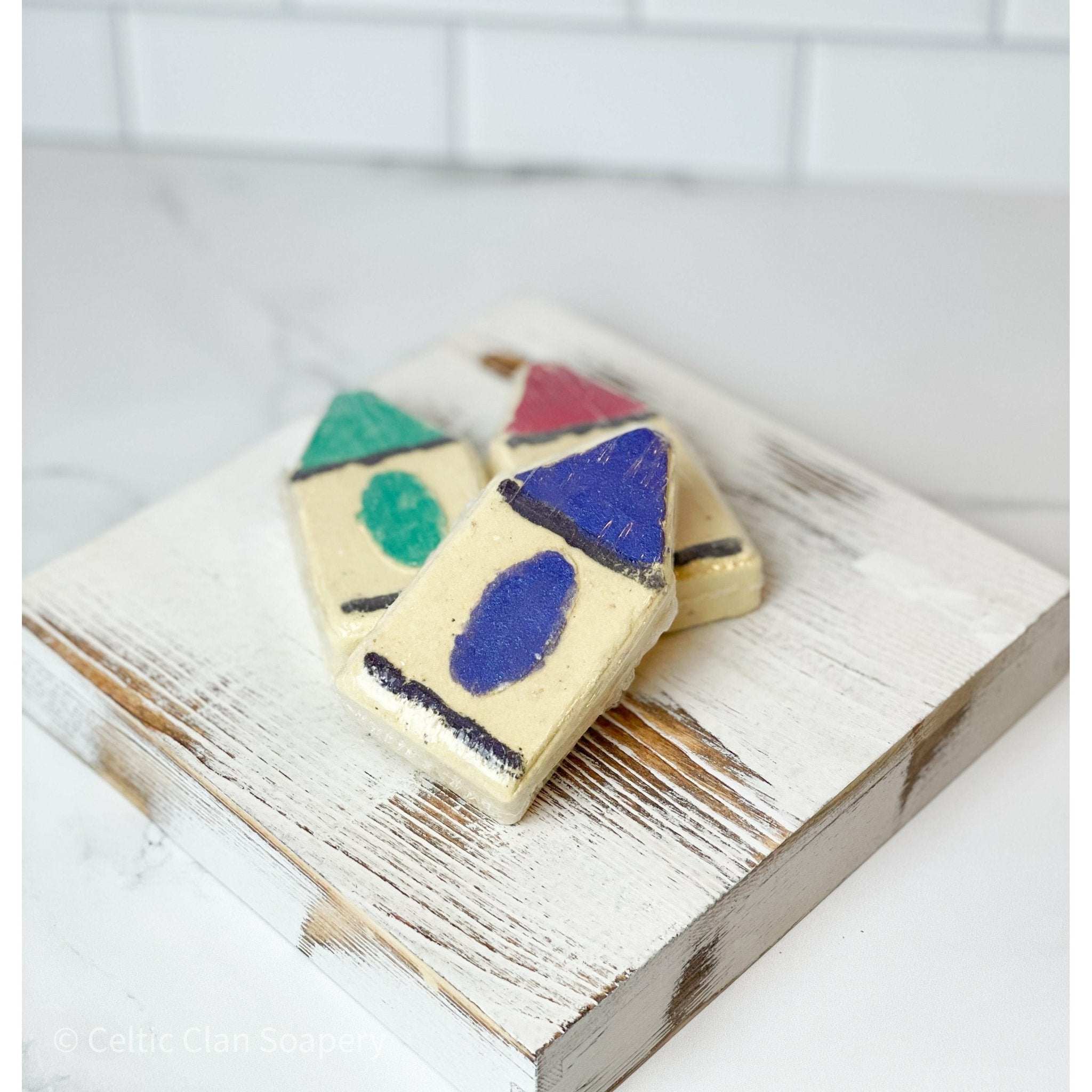 Bath Bombs Crayons | Color Surprise | Foaming Milk Bath Bombs - Celtic Clan Soapery LLC