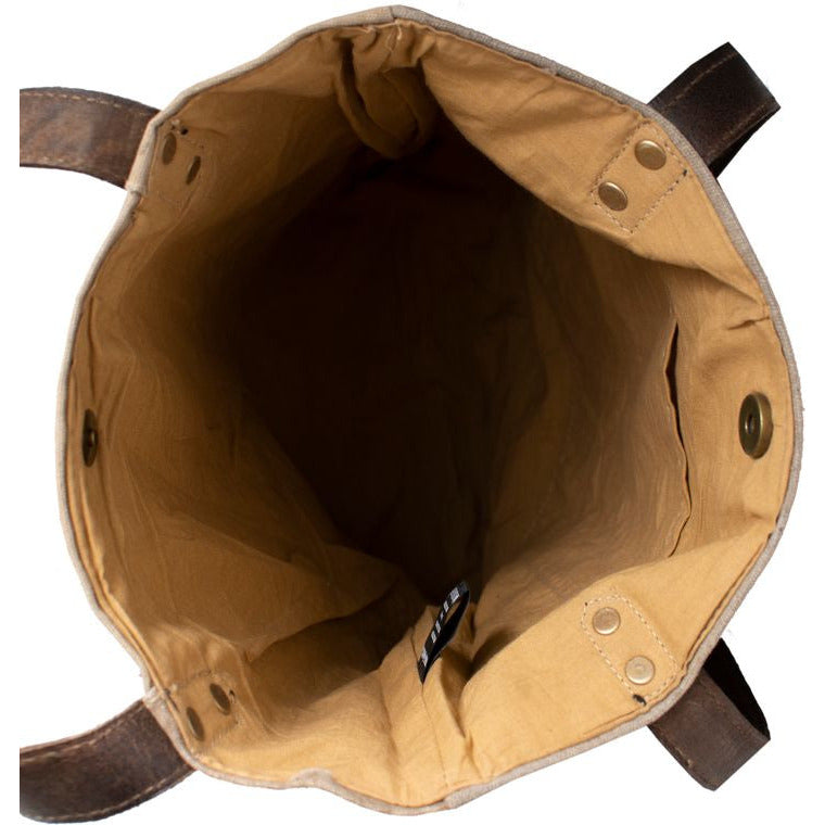 Rescue Dog Recycled Military Tent Tote