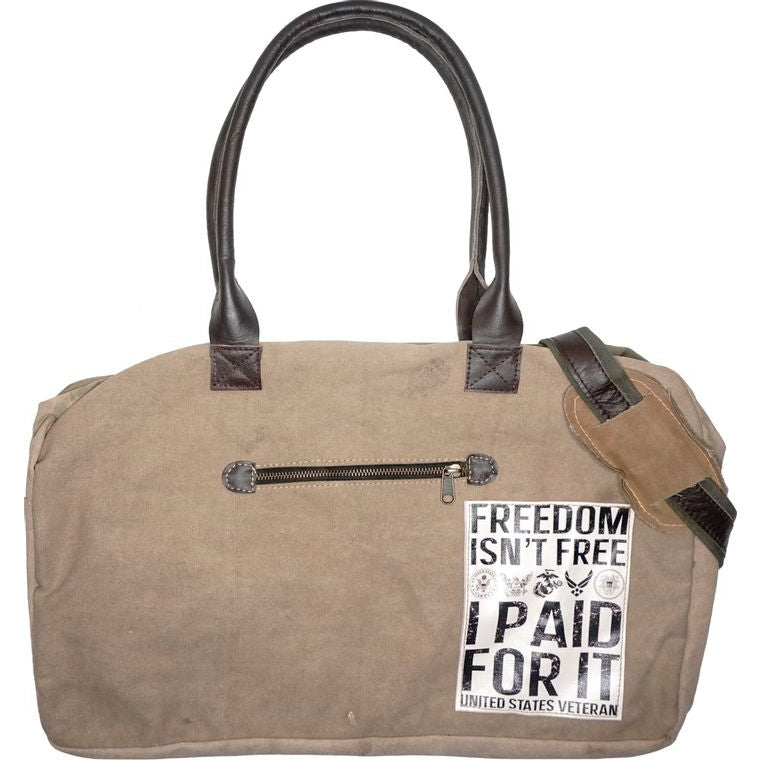 Freedom Isn't Free Military Tent Travel Bag