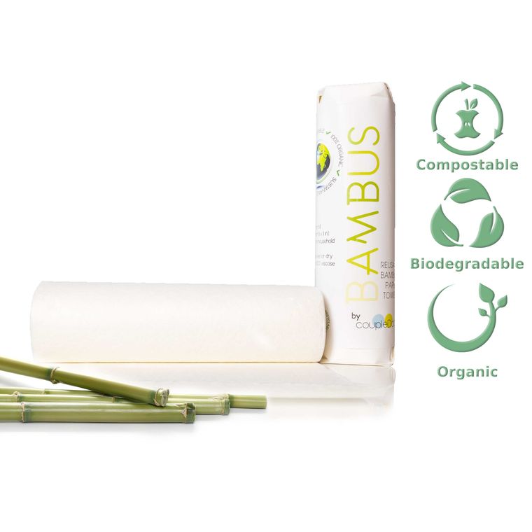 bambus reusable organic bamboo paper towel