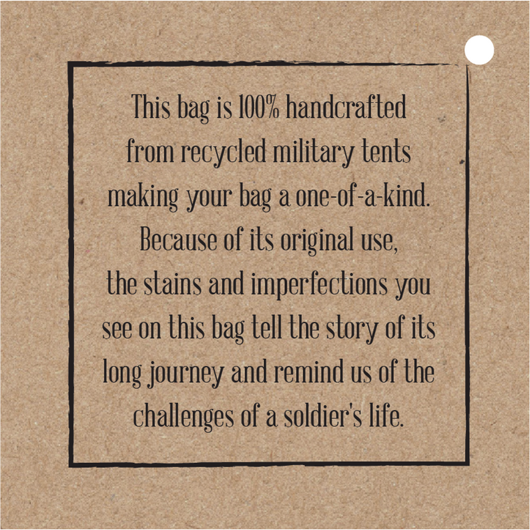 Freedom Isn't Free Military Tent Travel Bag