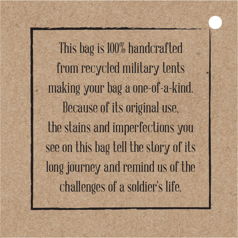 Freedom Isn't Free Military Tent Travel Bag