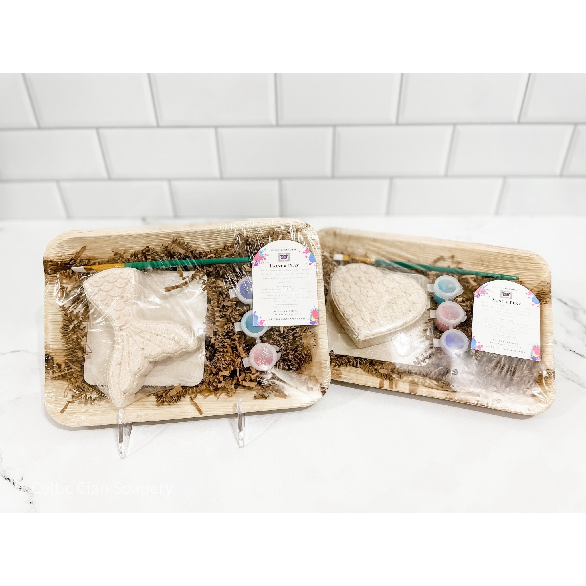 Paint & Play Bath Bomb Sets | Paint your own Bath Bomb | Color Surprise - Celtic Clan Soapery LLC