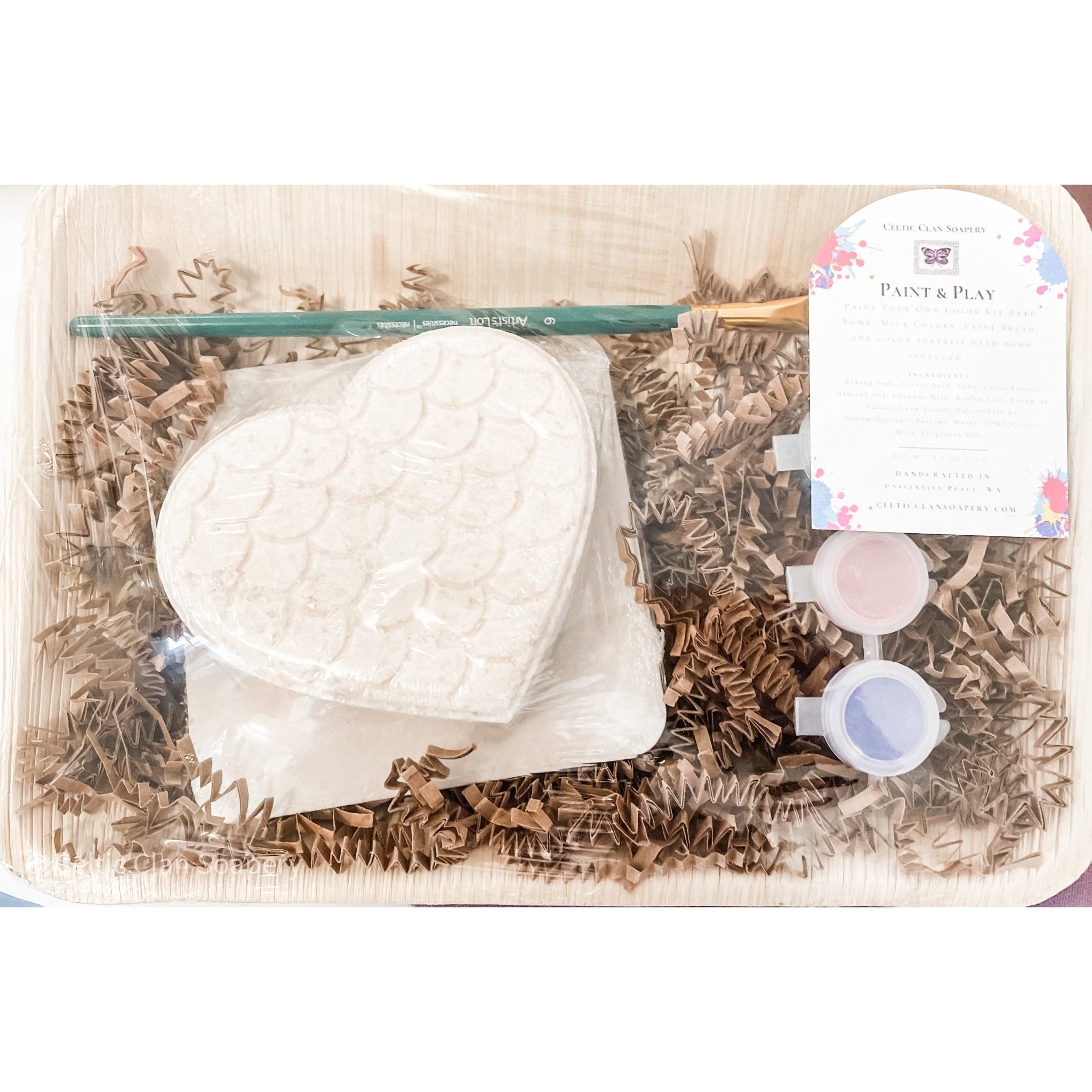 Paint & Play Bath Bomb Sets | Paint your own Bath Bomb | Color Surprise - Celtic Clan Soapery LLC