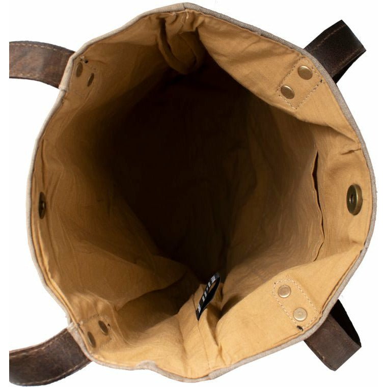 Small Things Great Love | Recycled Military Tent Tote | Handmade - Celtic Clan Soapery LLC
