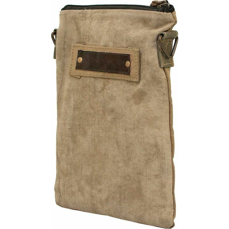 Vintage VW Beetle | Recycled Military Tent Crossbody Bag | Handmade - Celtic Clan Soapery LLC