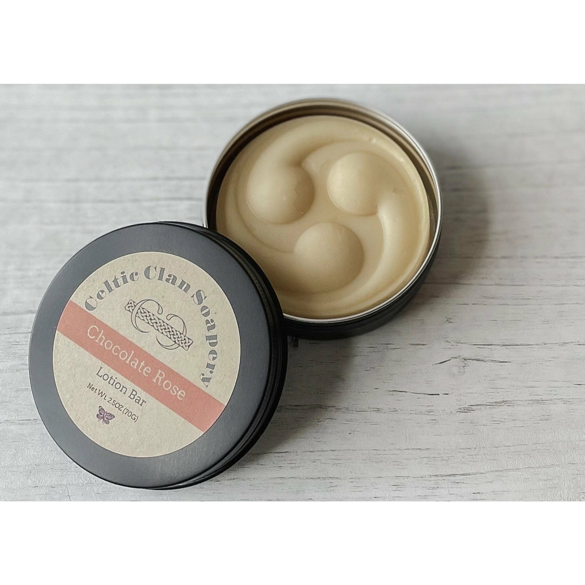 Argan Oil Solid Lotion Bars | Fragranced or Unscented | Sustainable Zero Waste | Refillable Tins - Celtic Clan Soapery LLC