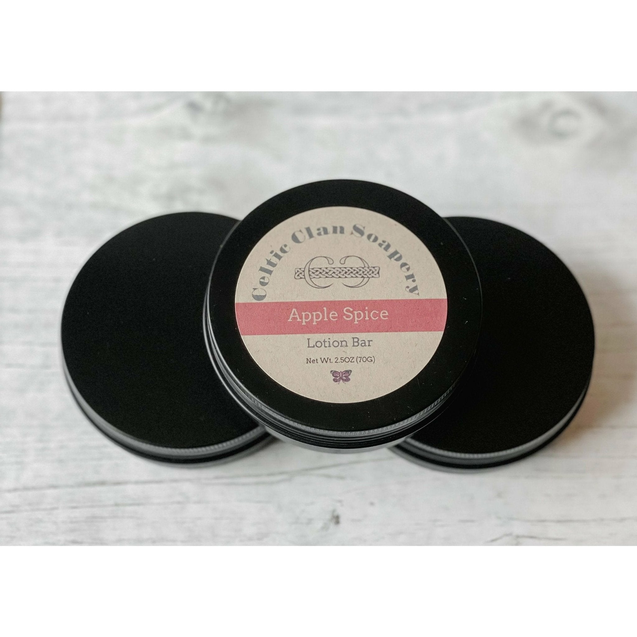Argan Oil Solid Lotion Bars | Fragranced or Unscented | Sustainable Zero Waste | Refillable Tins - Celtic Clan Soapery LLC