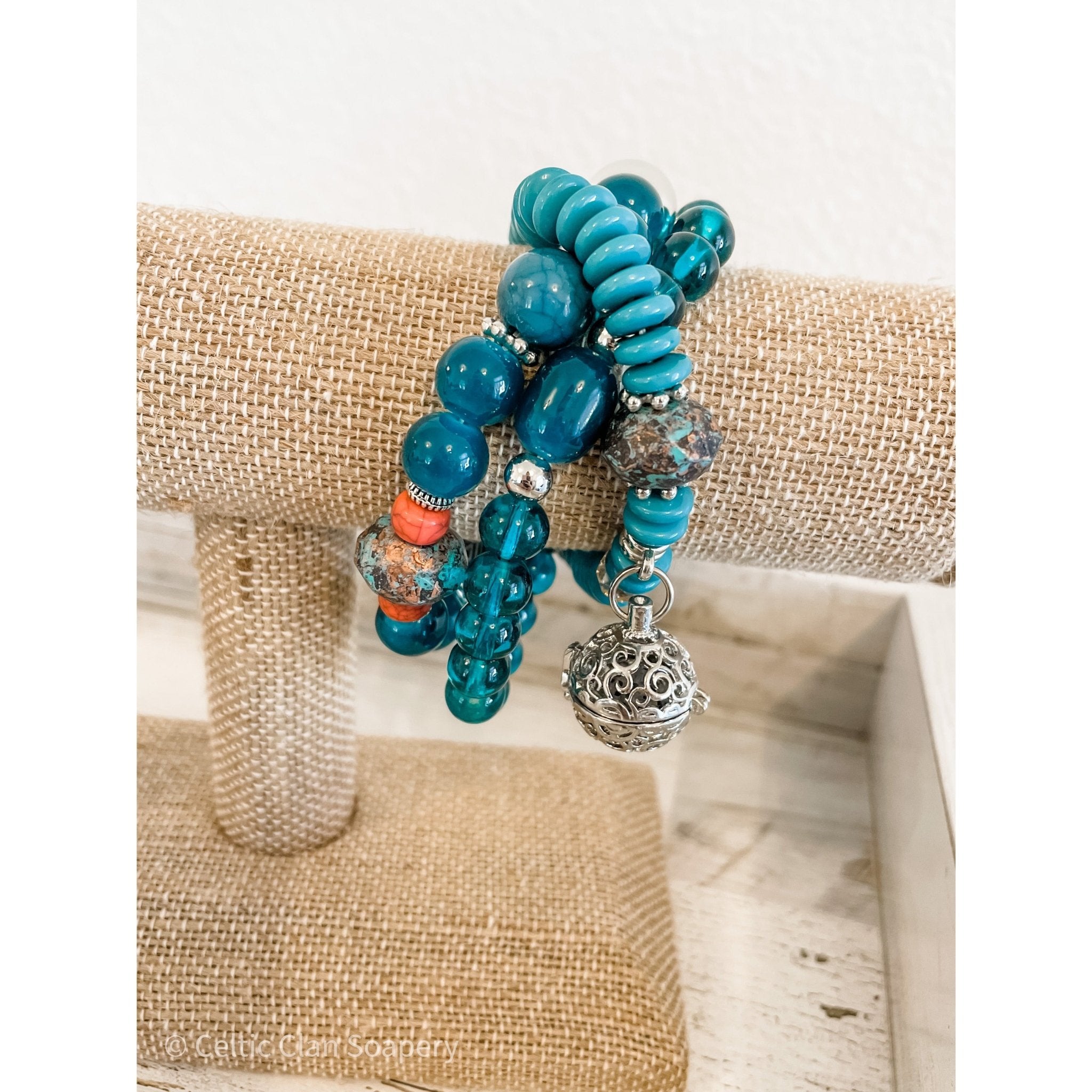 Aromatherapy Diffuser Bracelets | Essential Oil Jewelry - Celtic Clan Soapery LLC