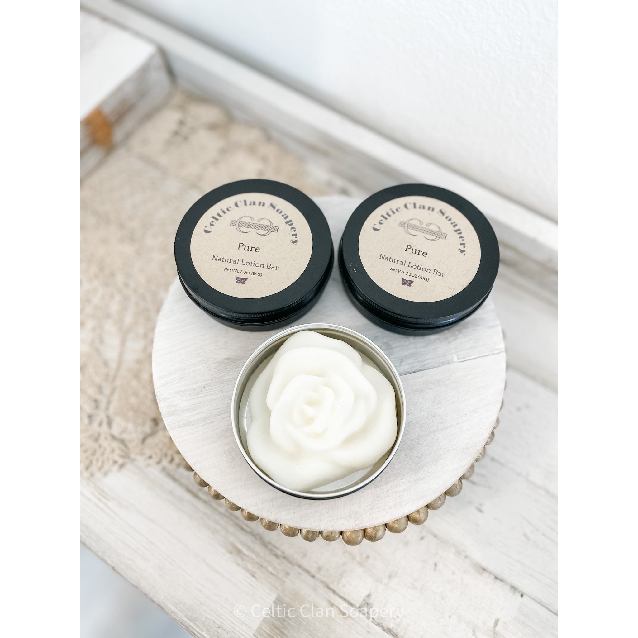 Argan Oil Solid Lotion Bars | Fragranced or Unscented | Sustainable Zero Waste | Refillable Tins