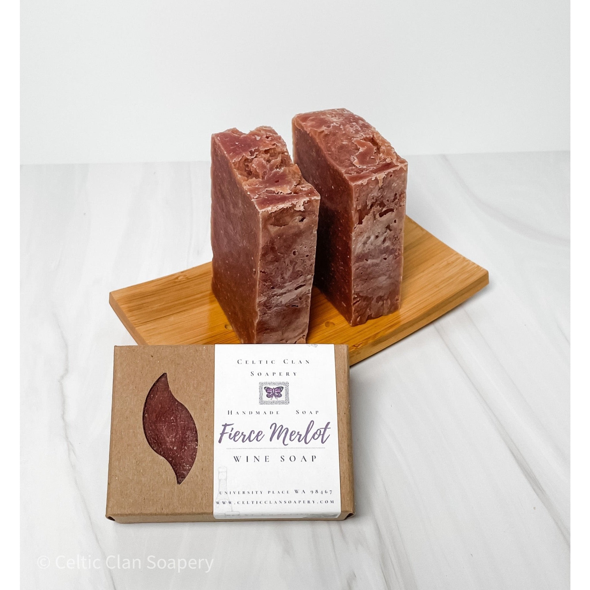 Fierce Merlot | Wine Soap | Handmade - Celtic Clan Soapery LLC