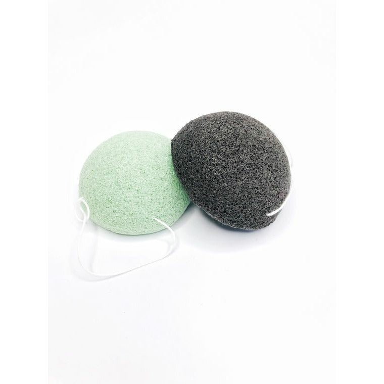 Konjac Sponge Biodegradable - Charcoal | Eco Friendly Gift | Zero Waste | Vegan - Celtic Clan Soapery LLC