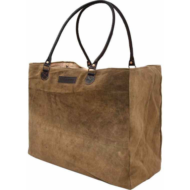 Believe Recycled Military Tent Market Tote