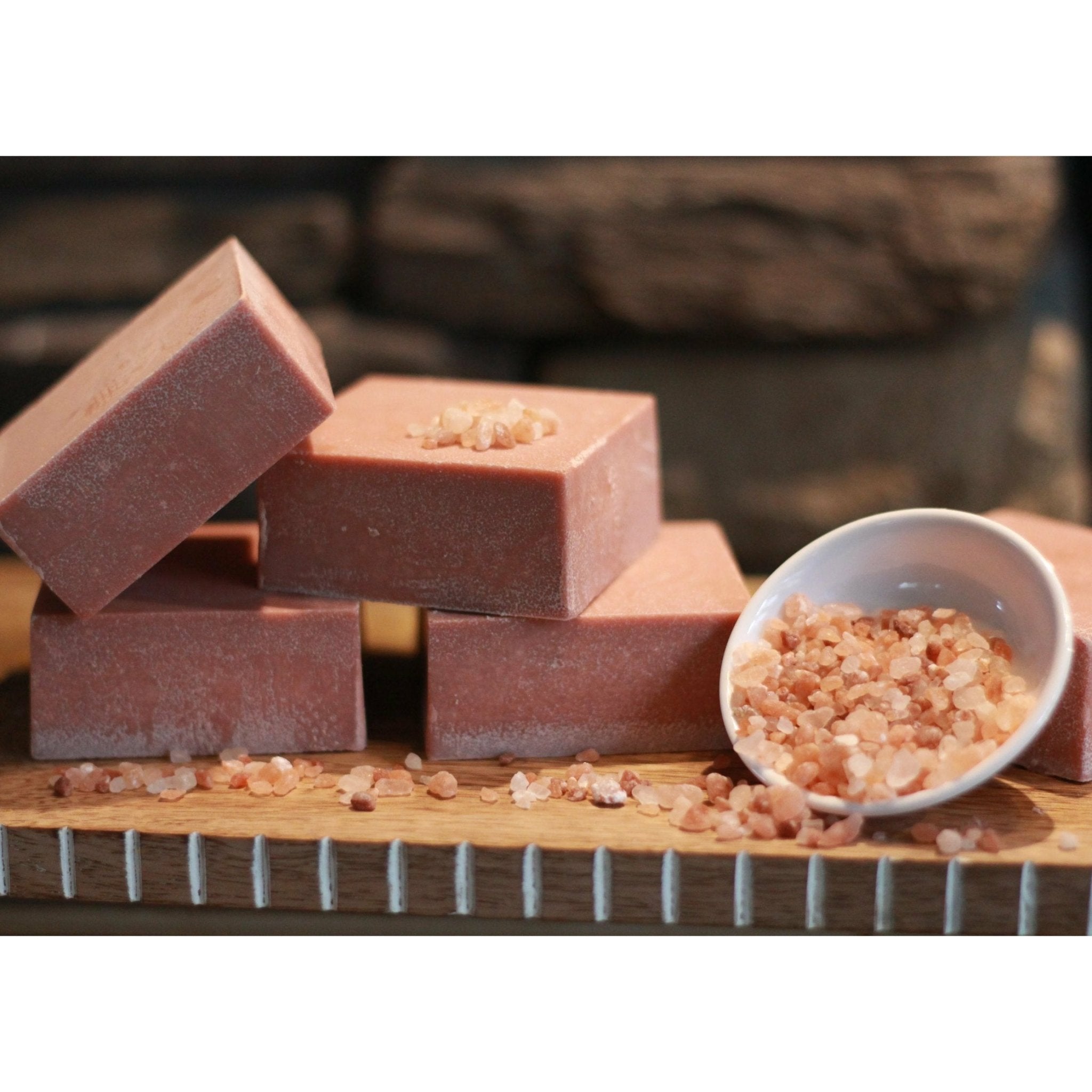 Pink Himalayan Sea Salt Soap | Spa Bar | Handmade Soap - Celtic Clan Soapery LLC